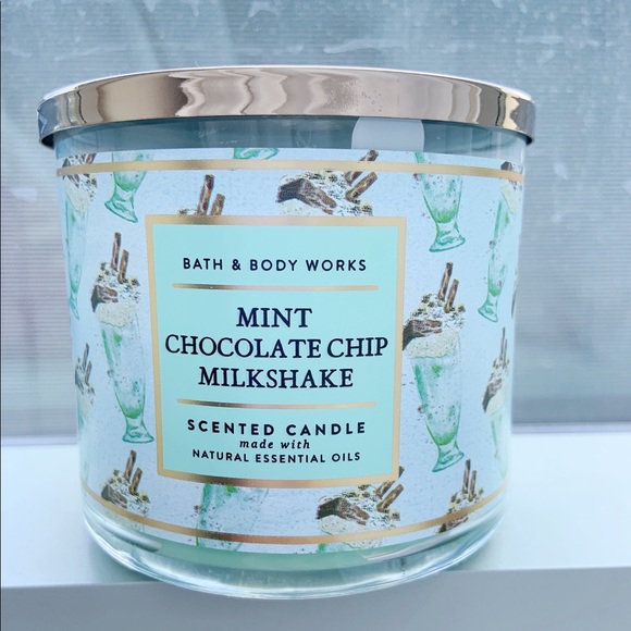 BBW Mint Chocolate chip Milkshake candle bundle - Picture 6 of 9